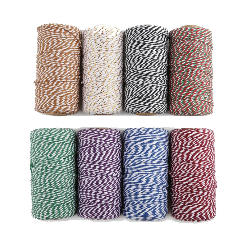 Heißer Verkauf 2mm 100m Dicke Metzger Schnur Baumwolle Schnur Fleisch Prep Trussing Türkei Grill Saiten Fleisch Wurst Krawatte seil Schnur