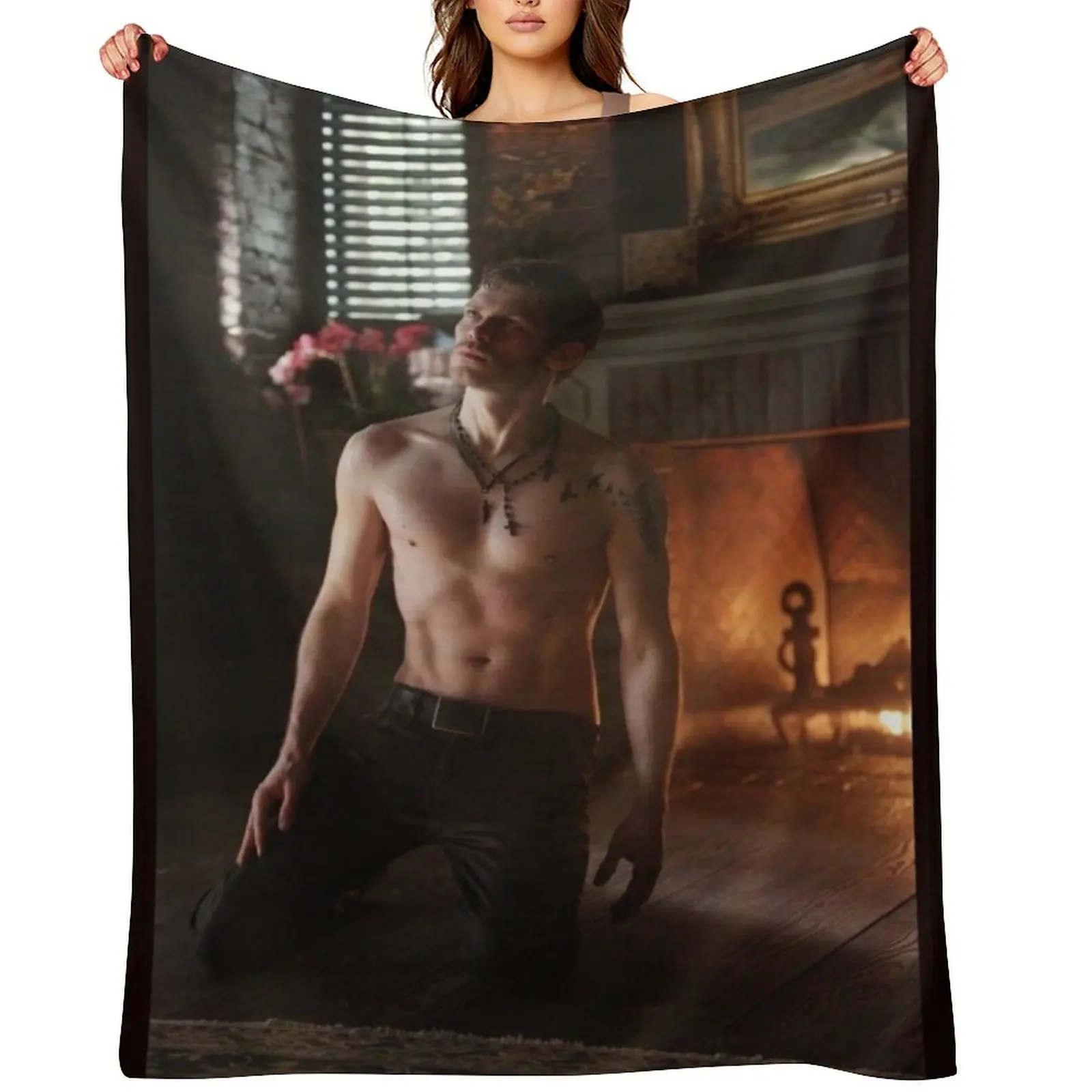 

klaus mikaelson Throw Blanket for babies blankets and throws Sofa Throw for winter Blankets