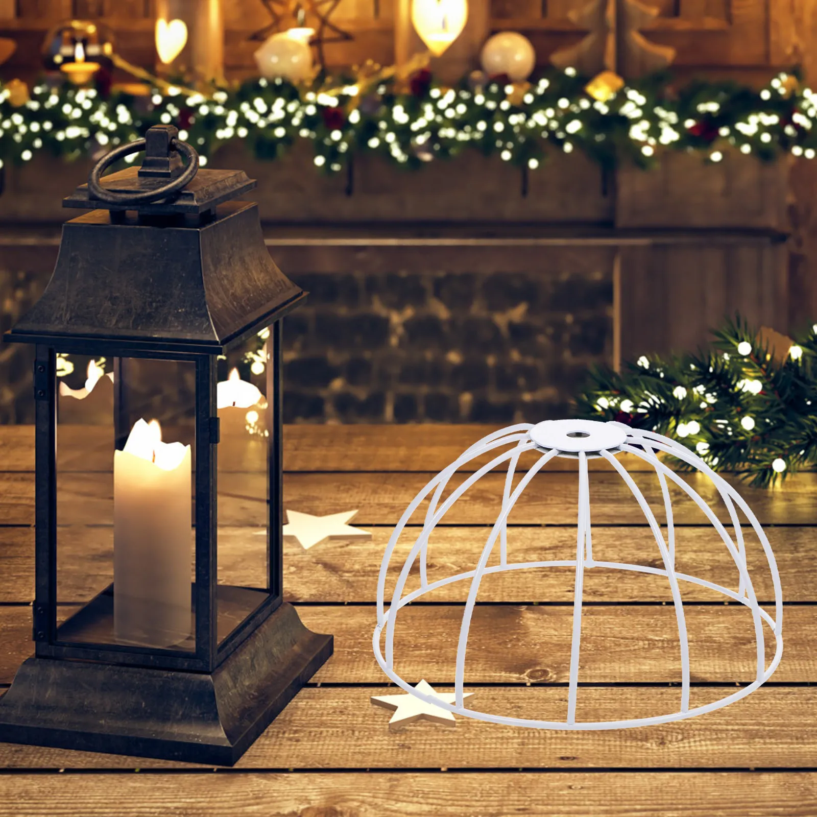 

DIY Lampshade Frame Chandelier Bracket Handmade Iron Table Shelf Craft Supply Pendant Light Frame Ceiling Lampshade Bracket