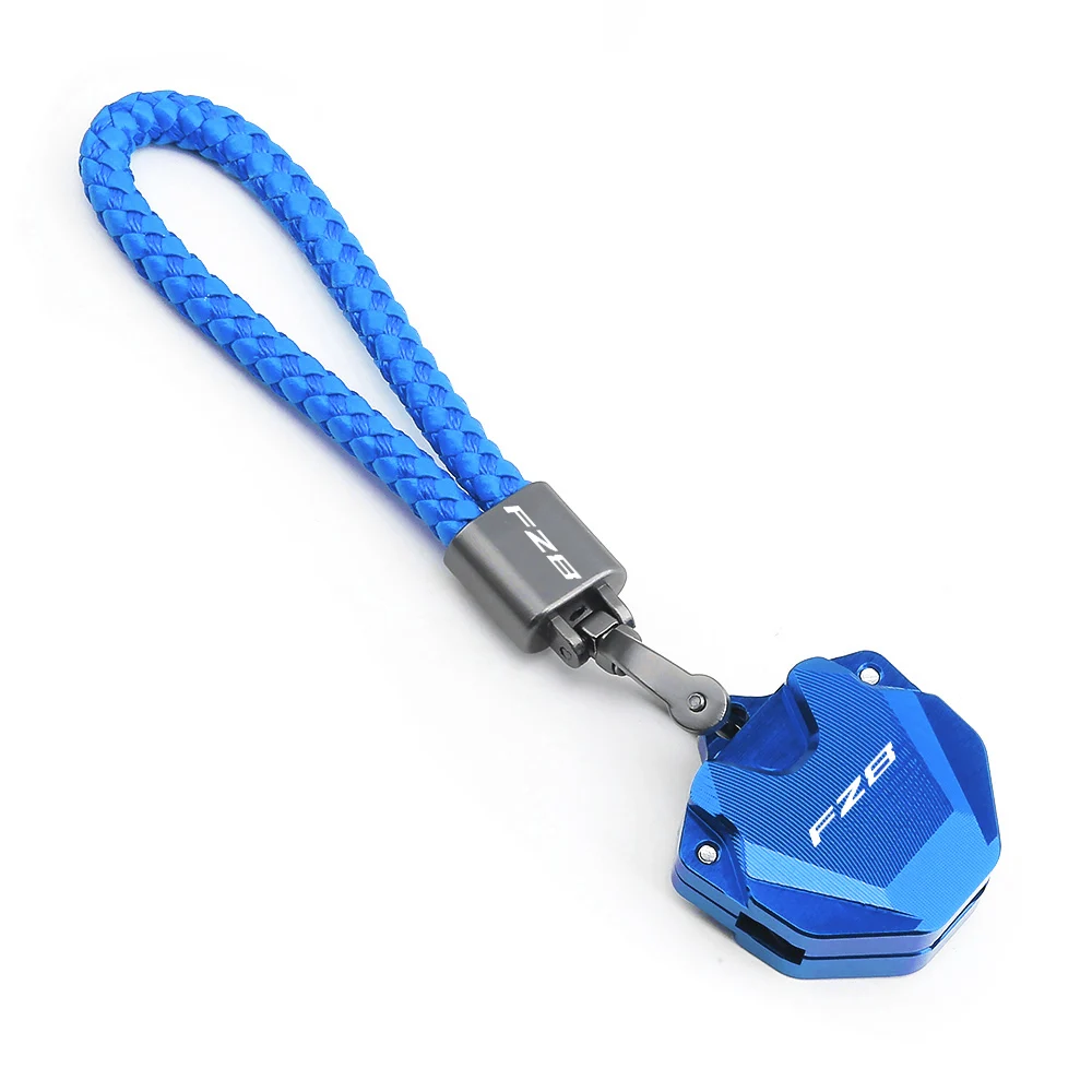 لياماها FAZER FZ8 FZ-8 FZ 8 FZ8 عالية الجودة المفاتيح مفتاح قذيفة مفتاح غطاء مفتاح سلسلة كيرينغ CNC اكسسوارات دراجة نارية #6