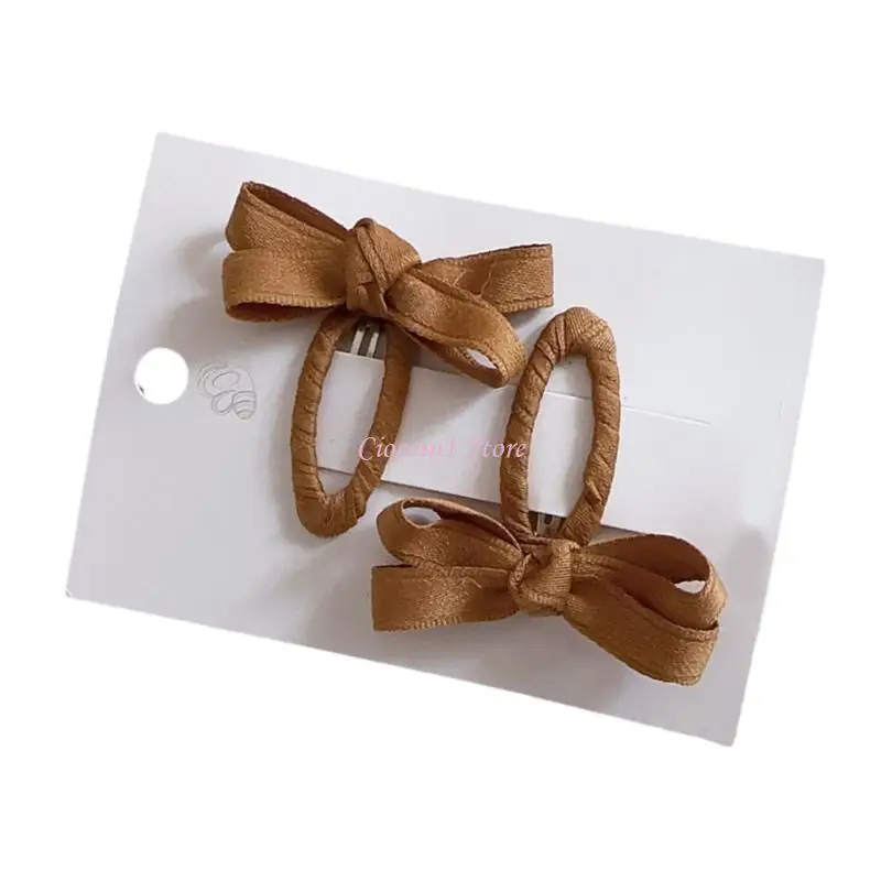 

Y1UB Autumn and Winter Baby Hair Clips Sweet Bowknot Charm Hairpins for Girls Lovely Hair Accessories Fashion Headwear