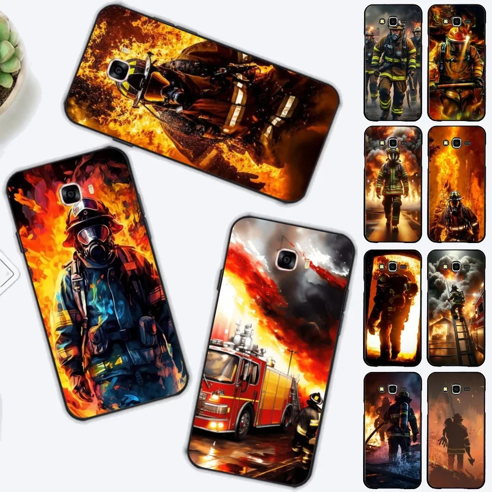 Firefighter Heroes Fireman Luxury Phone Case For Samsung J 7 Plus 7core J7 Neo J6 Plus Prime J6 J4 J5 Mobile Cover