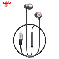 Nubia RedMagic MagicSound Gaming Earphone Type-C/3.5mm Earbuds Earphone 14.2mm Driver Diameter Headset For RedMagic