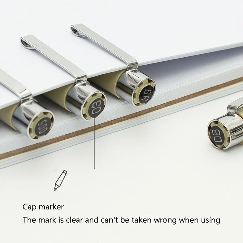 Pigment Liner Pigma Micron Ink Marker Pen 0.05 0.1 0.2 0.3 0.4 0.5 0.7 0.8 1.0mm Different Tip Black Fineliner Sketching Pen