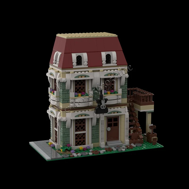 NEUE 1095 Teile Mittelalter Näherin Shop Bausteine Retro Architektur Modell Display Dekoration Spielzeug Für Kind Montage Geschenk