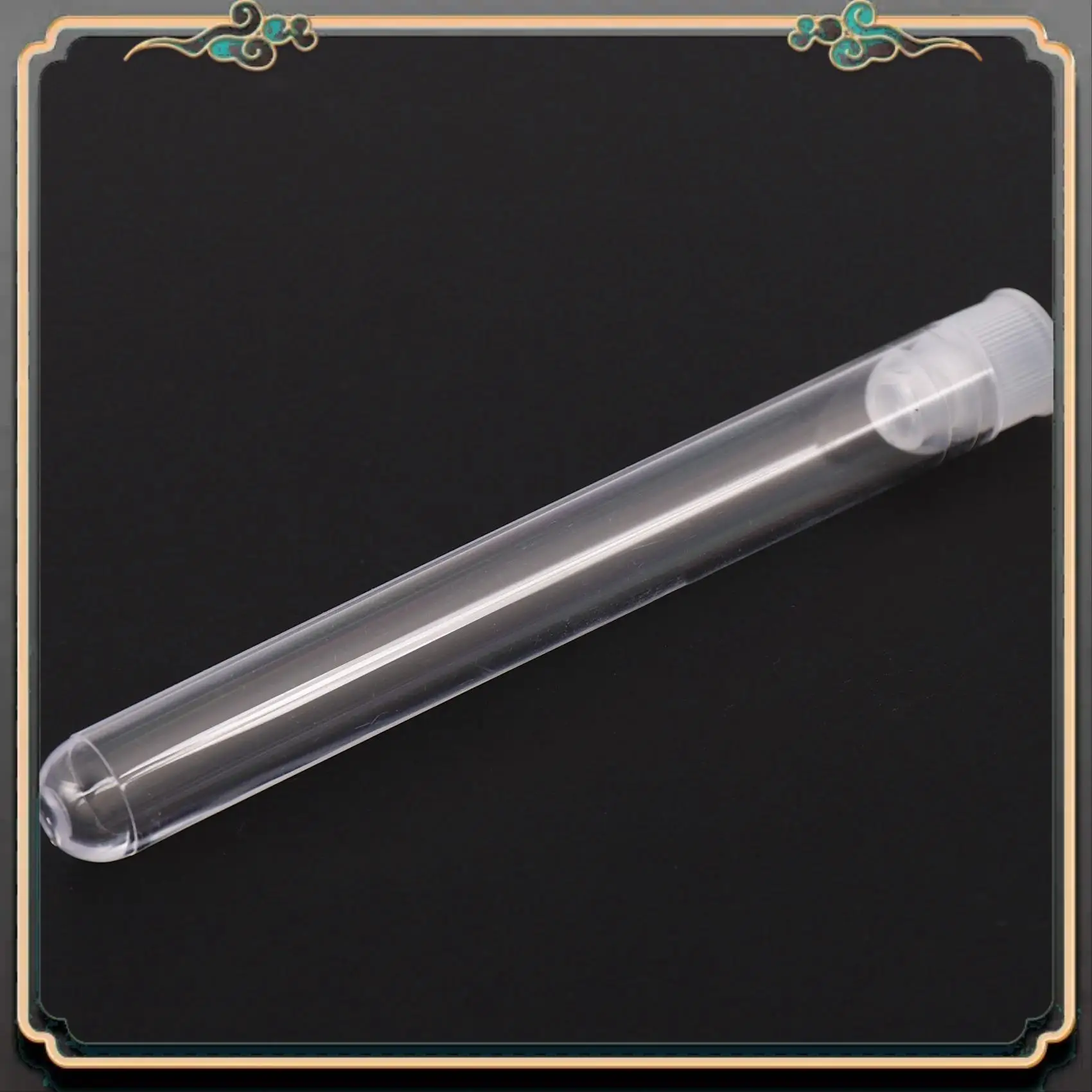 

Reliable-400Pcs Clear Plastic Test Tube With Cap 12X100mm U-Shaped Bottom Long Transparent Test Tube Lab Supplies