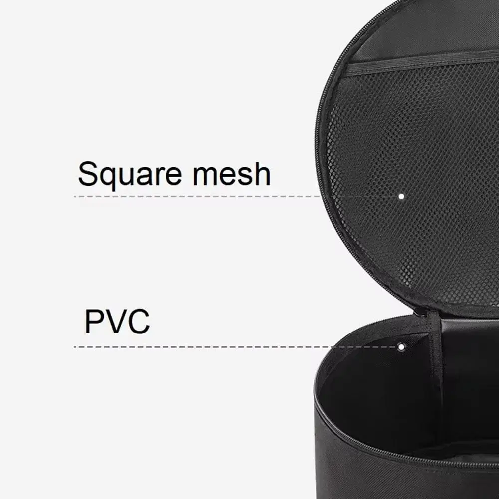 Портативная сумка для хранения, круглая сумка с вентилятором, большая вместимость, водонепроницаемый портативный дорожный телескопический органайзер с вентилятором и застежкой-молнией