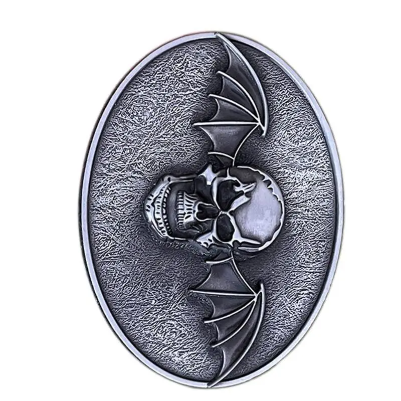

39BD Western Cowboy Carved Belt Buckle Metal Ethnic Personality Rock Belt Link Buckle Unisex Belt Buckle DIY Supplies