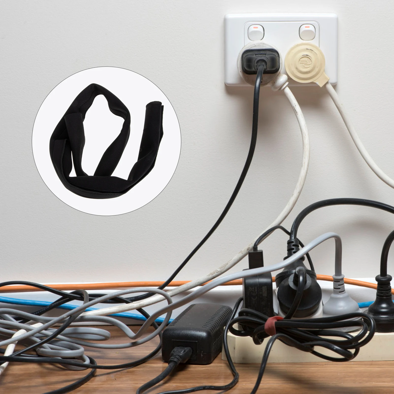 

Computer Wire Protection Case Cable Organizer Cord Management Sleeve Charging Desk