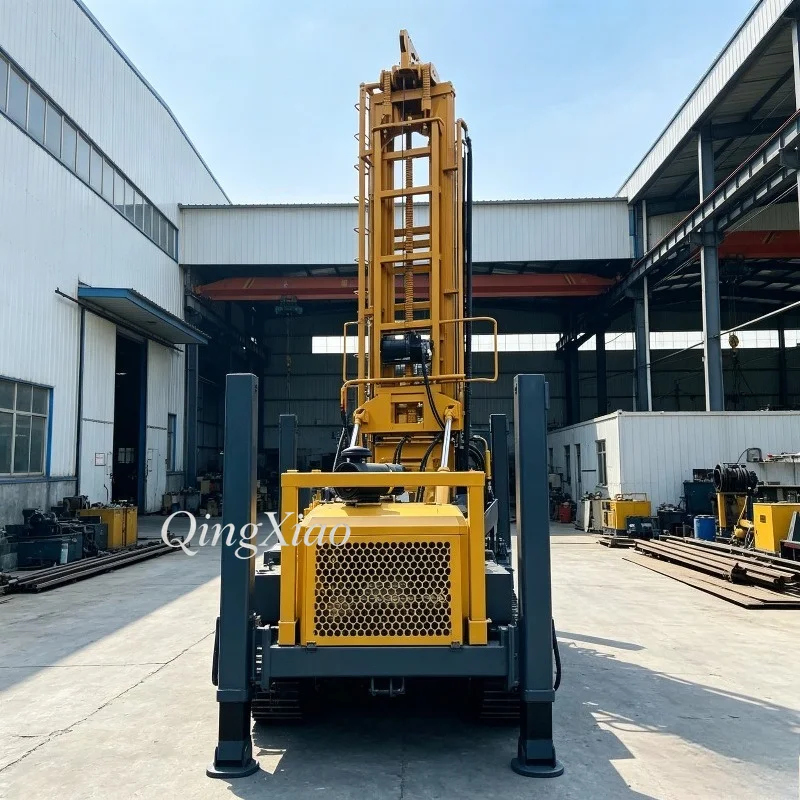 FOB Price Industrial Crawler Pneumatic Water Well Drilling Rig Steady Drilling Depth For Large Scale Deep Well Excavation Using