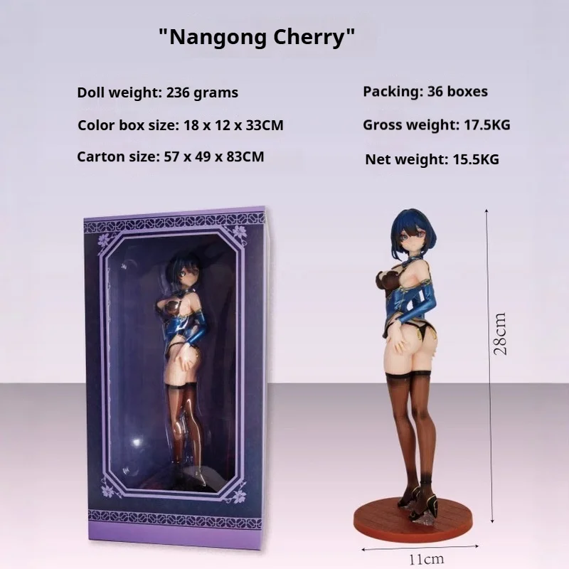 

28 Cm New Beautiful Girl Standing Doll Hand-Made Anime Sexy Beauty Model Ornaments Girl Exquisite Boxed Toys Collection Gifts