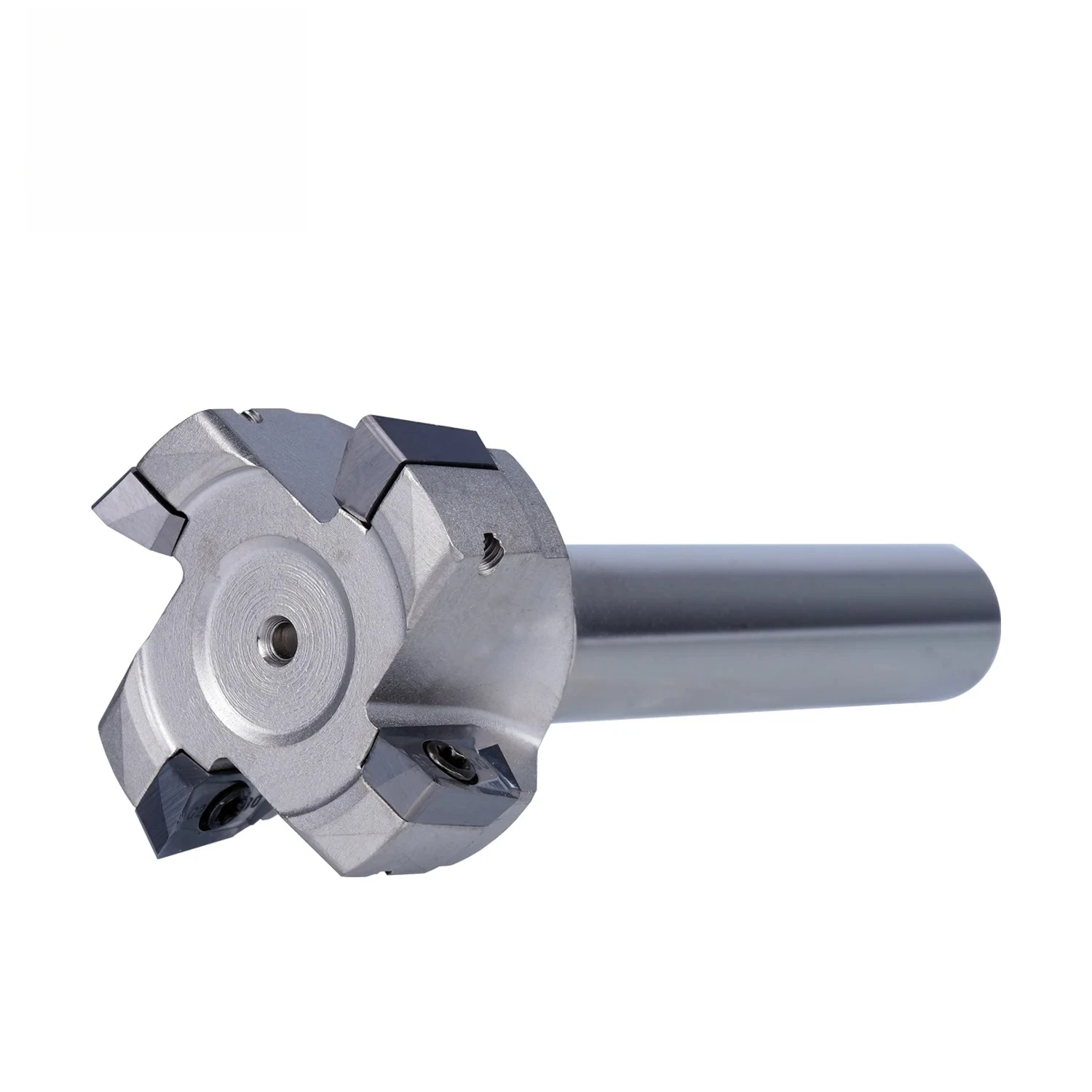1PC 25mm 32mm Integrated Right Angle Aluminium Face Finishing and Polishing Milling Cutter 12mm Shank Installed Insert APKT1135