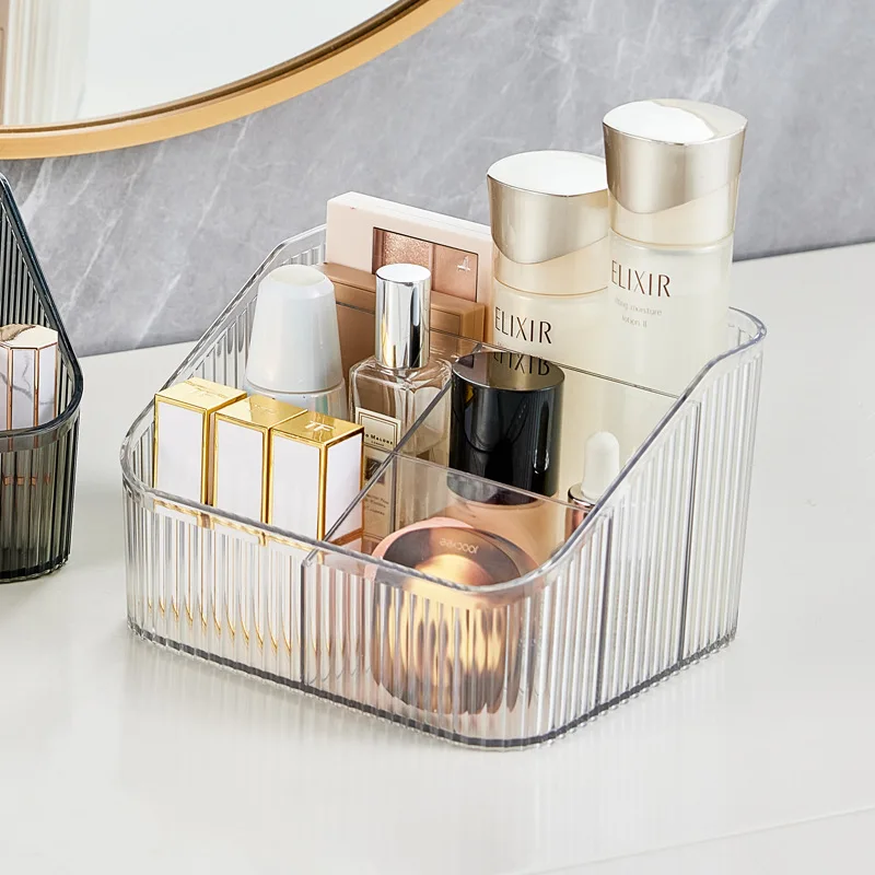 

New Luxury Cosmetics Brushes Holder Box Bathroom Cream Lipstick Storage Case Compartment Organizer Container Pencil Pens Storage