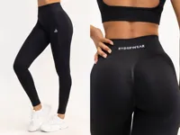 Ryderwear Leggings Seamless Yoga Leggings Women Mid-waist Corset Fitness Tights Ruffled Hips Exercise Leggings Elastic Yoga Pant