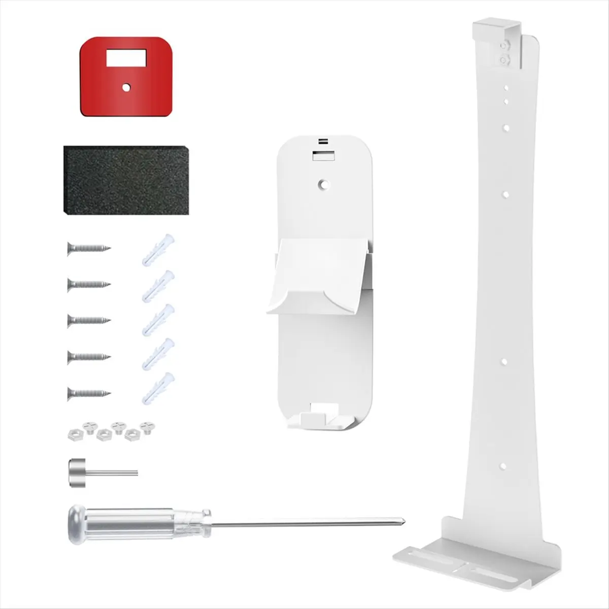 B21B Console Wall Bracket Hanging Storage Bracket Storage Rack Storage Accessories for Pro/Slim Game Console White