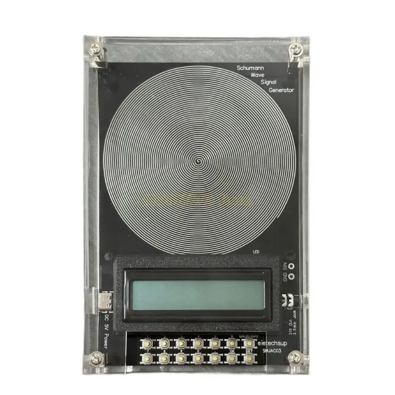 

F62C High Precise Schumann Waves Generator 7,83 Гц с питанием типа C и выходные интерфейсы Music