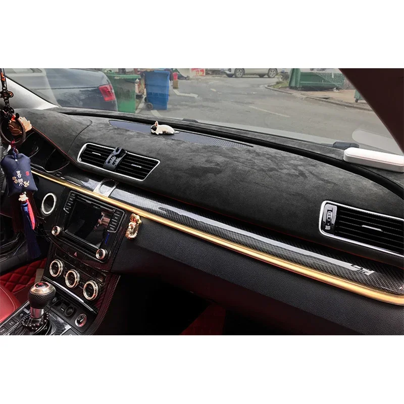 

Dashboard Cover in Alcantara wrap for CC 2015-2016 Magotan Pad Carpets Car Accessories Modify interior Kits