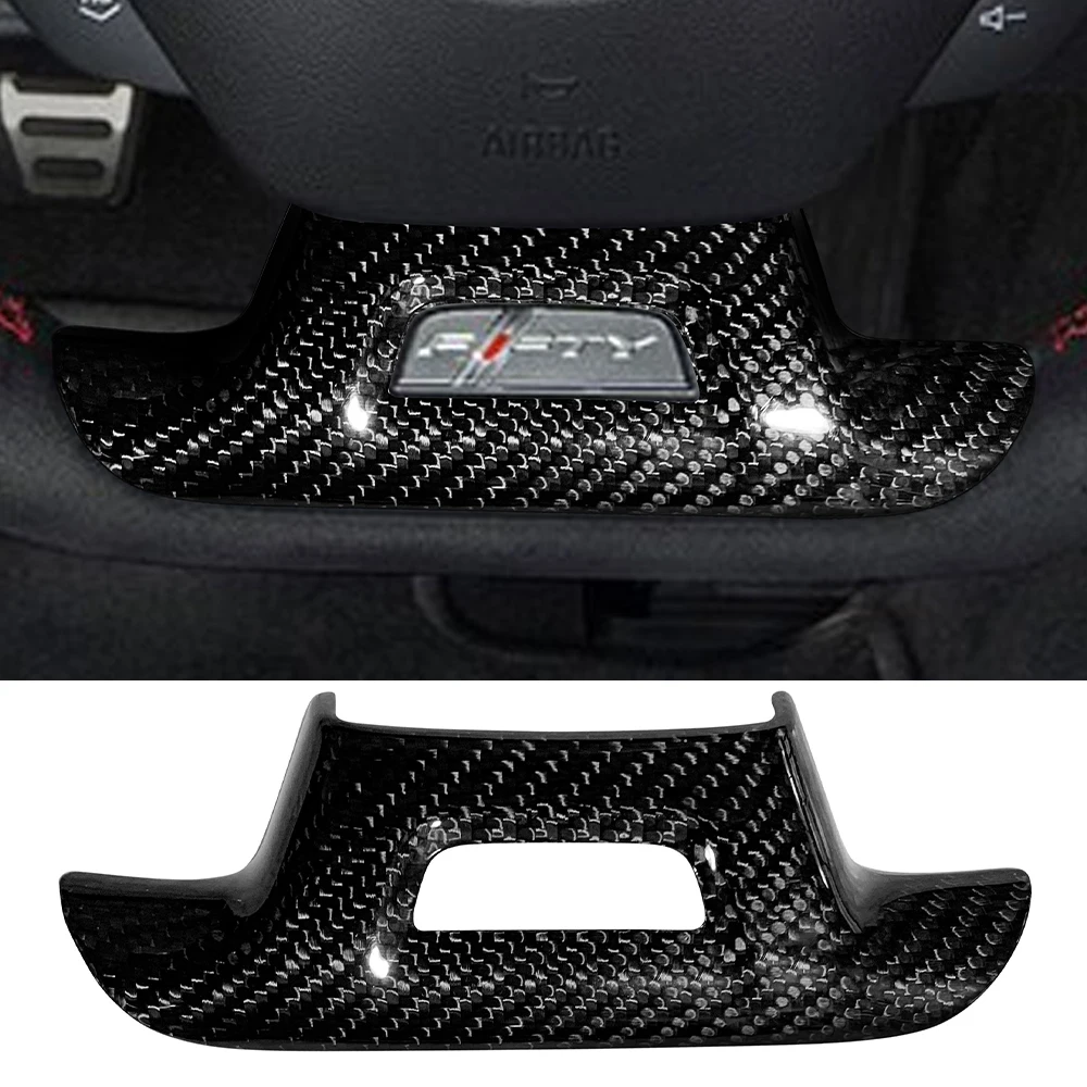 

Real Carbon Fiber Car Steering Wheel Stickers Cover Trim for Chevrolet Camaro Interior Mouldings Decoration Decal Accessories