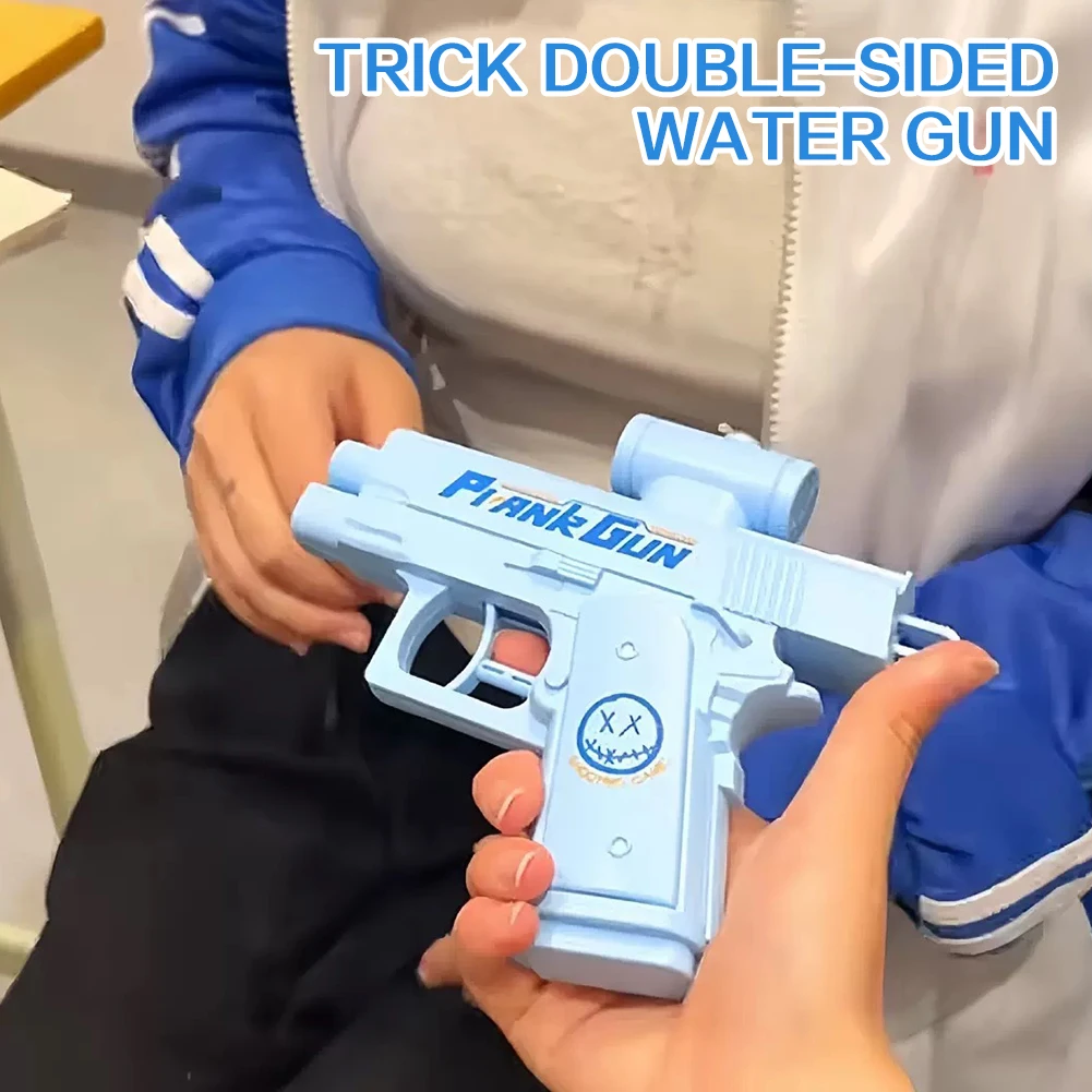 Streich-Wasserspielzeug, 2-Wege-Spritzer, Blaster-Spielzeug aus doppelseitigen, lustigen interaktiven Streichspritzgeräten, Gag-Geschenk