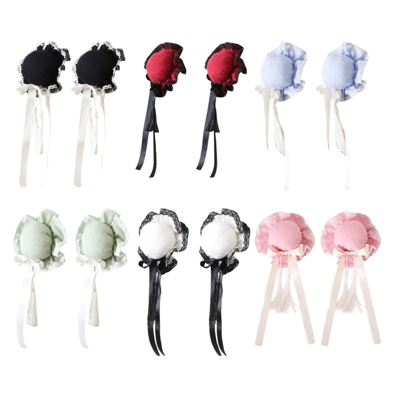 N80C 2PCS Chinese Hair Bun Hair Clip Carnivals Anime Role Play Hairpin for Girl