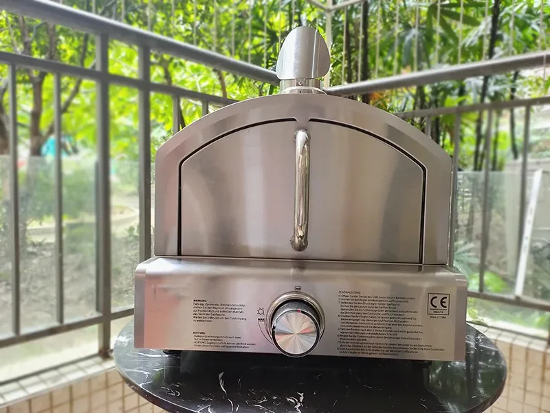 Portable Duel fuel Pizza oven Gas burner Barbecue stove