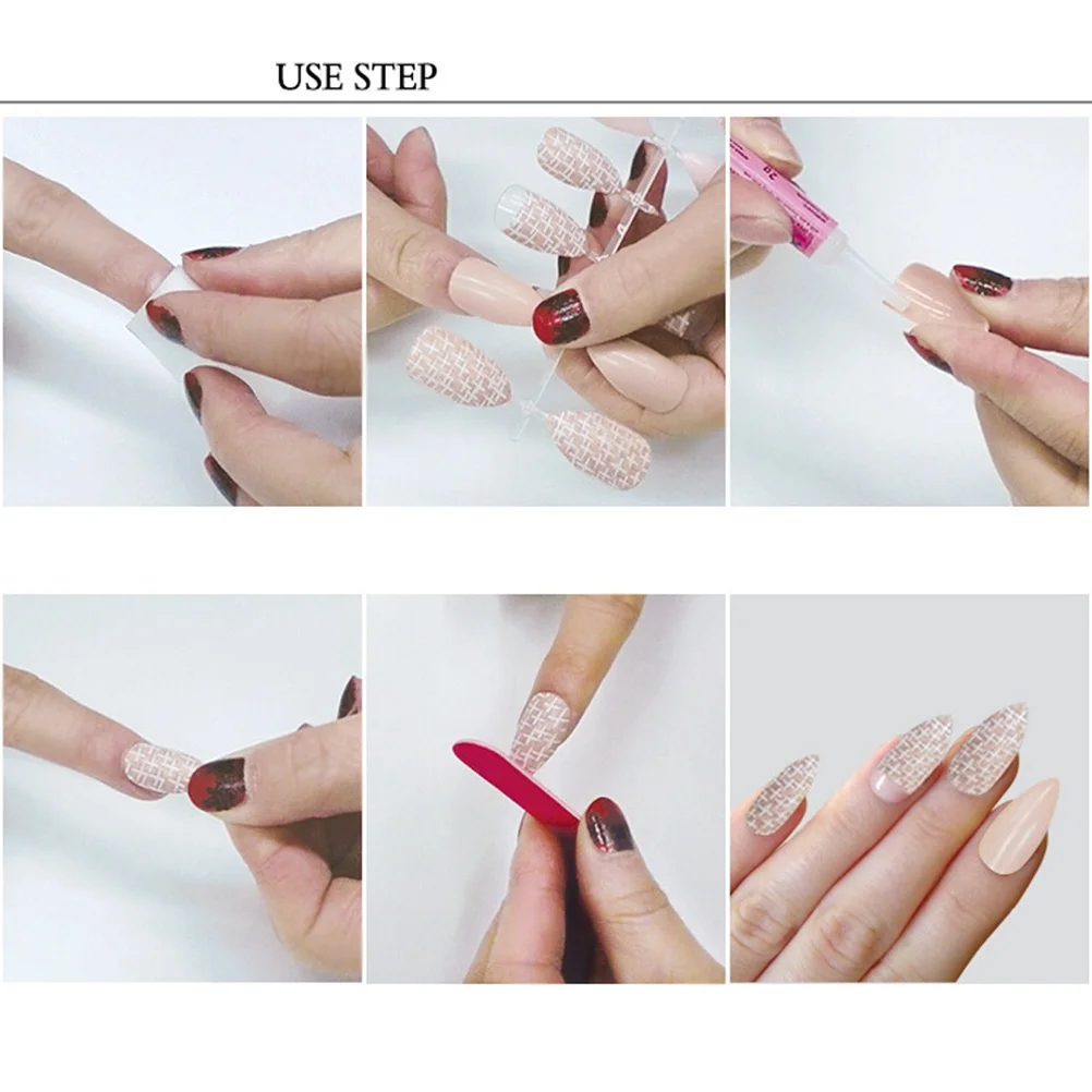 24 قطعة من الأظافر المزيفة للنساء، أطراف أظافر صناعية عصرية بدون رائحة، ملابس آمنة ومريحة تناسب معظم أنواع الأظافر وعيد الميلاد في الهالوين #6