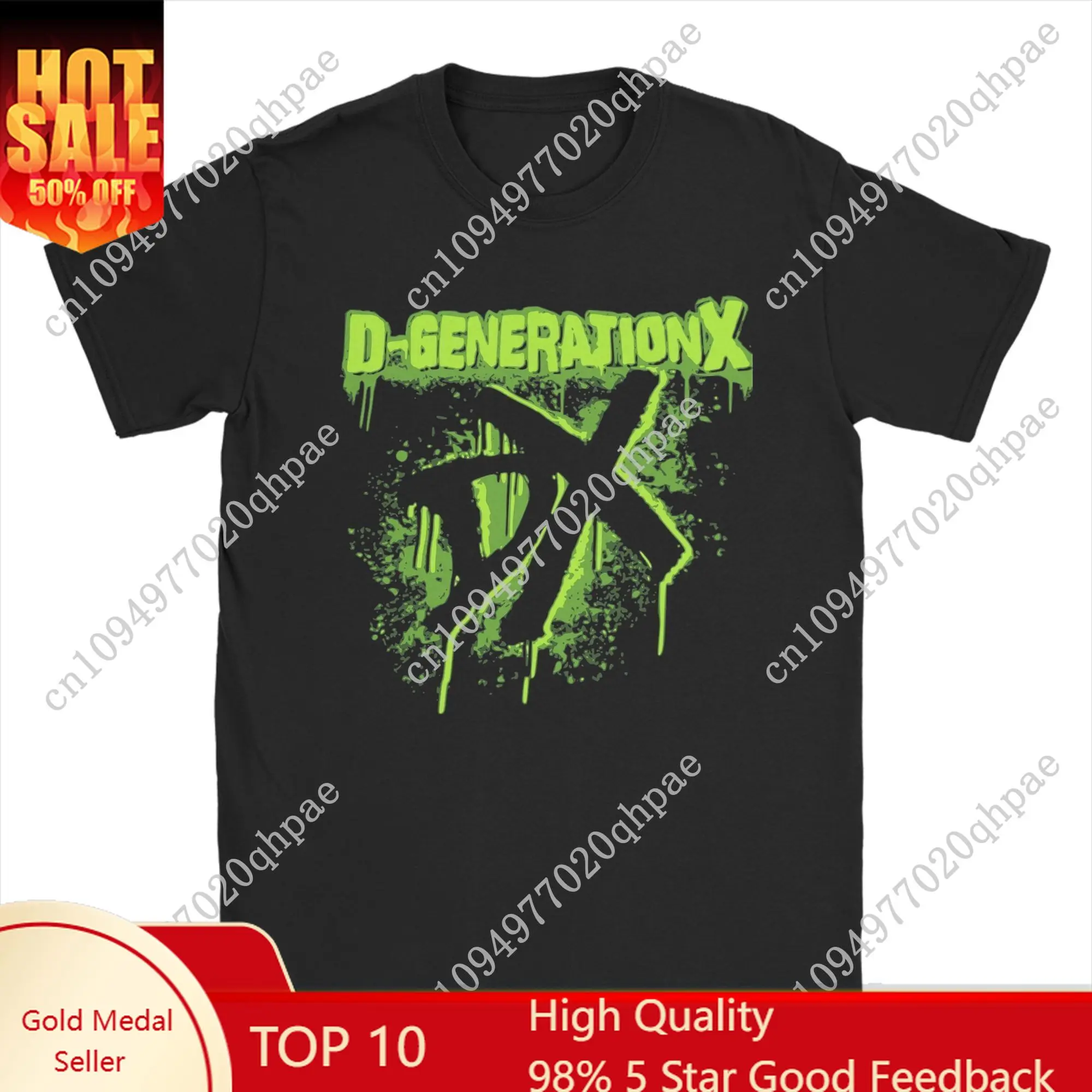 

D-Generation-X Wrestling Men T Shirt Wrestler Boxer Casual Tee Shirt Short Sleeve O Neck T-Shirts Cotton Original merch
