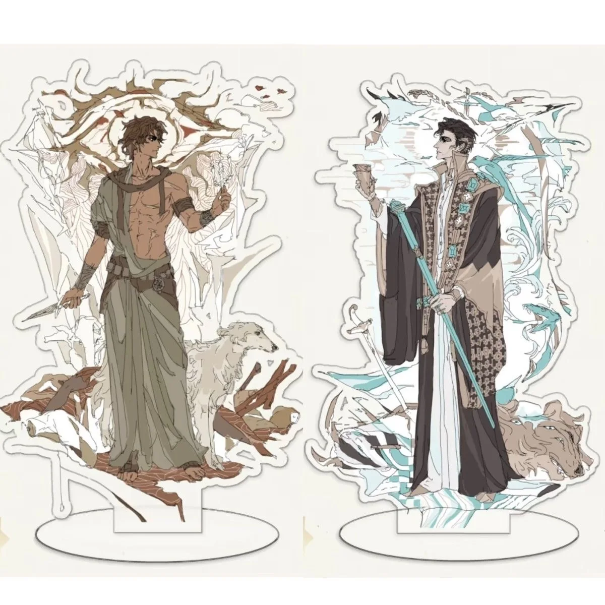 

New Sudan game merchandise, doujinshi valley, acrylic cosplay, stand up signs, homemade desktop ornaments, gifts, collection