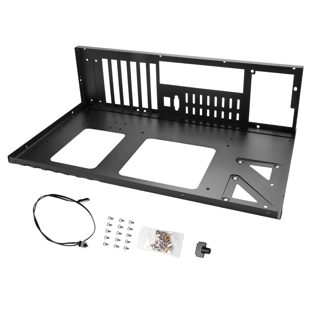 High-End-Mining-Rahmen-Mining-ETH-Motherboard-Halterung, verdicktes Bitcoin-Mining-Rig-Gehäuse, unterstützt ITX/Mini ATX für 8 GPU (ATX)