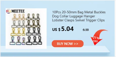 2/4/10Pcs 20/25/32/38mm Metal Strap Buckles Bag Trigger Snap Hook Webbing Chain Clasp Dog Collar Buckle DIY Hardware Accessories