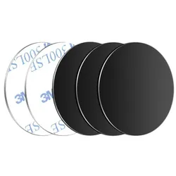 Metal Plate Sticker For Magnetic Car Phone Holder Iron Sheet Sticker Disk For Magnet Tablet Desk Car Phone Stand Mount Round