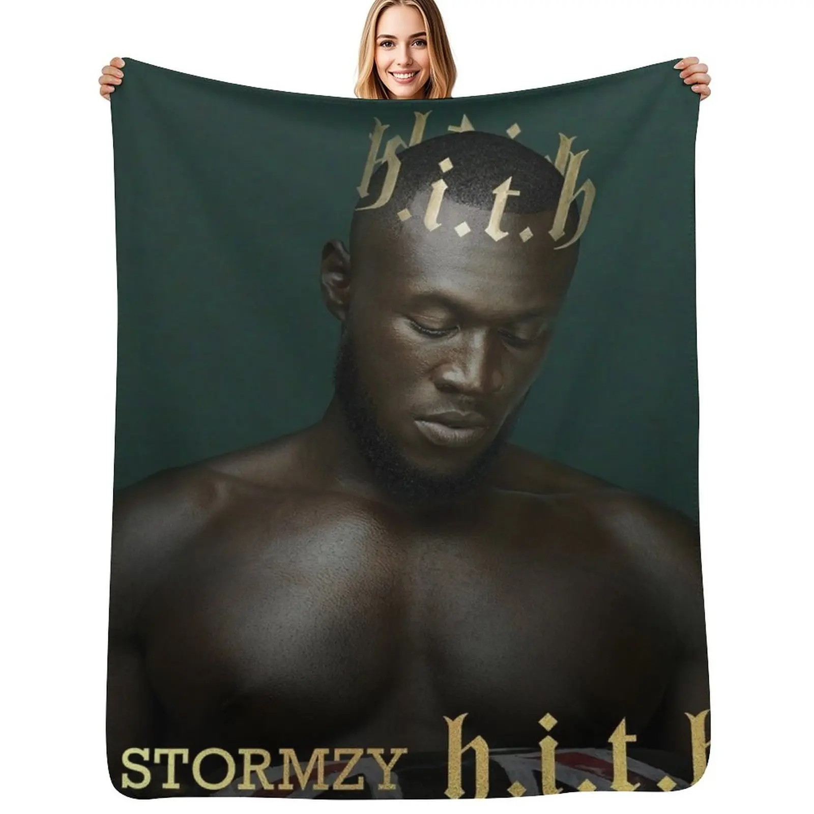 

Threehah Heavy Is The HITH H.I.T.H. 2020 Throw Blanket Custom valentine gift ideas Soft Plaid Quilt Blankets