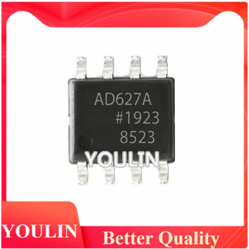 2 Stuks Echte Originele AD627ARZ AD627AR AD627 SOP8 Instrument Versterker Ic Chip