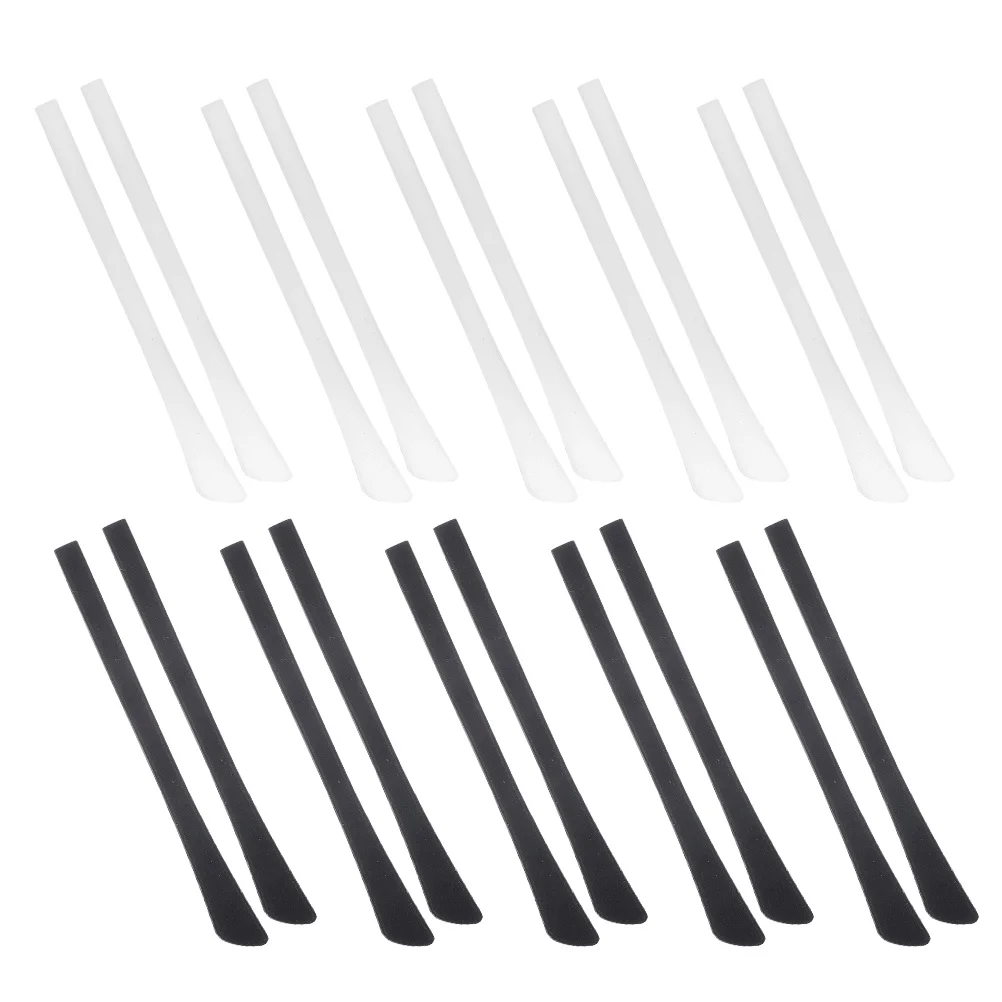 

10 Pairs Silicone Eyeglass Ear Grips Anti-Skid Lightweight Glasses Holders For Sports Outdoor Activities Eyeglass Accessories