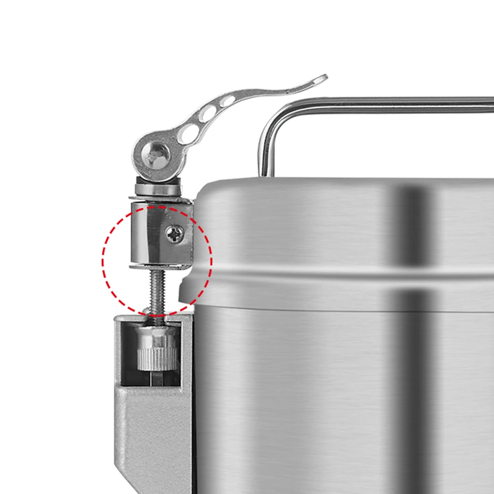 BioloMix 700g Körner Gewürze Kräuter Getreide Kaffee Trockenfutter Mühle Mahlmaschine – Detail 11