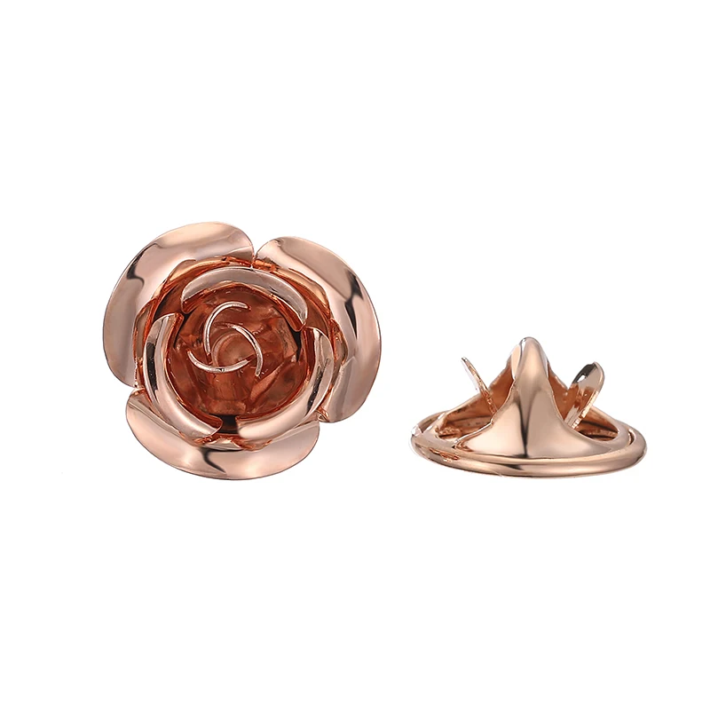 High quality men's and women's brooches classic Bright Rose lapel pins business suit shirts neckline accessories jewelry gifts