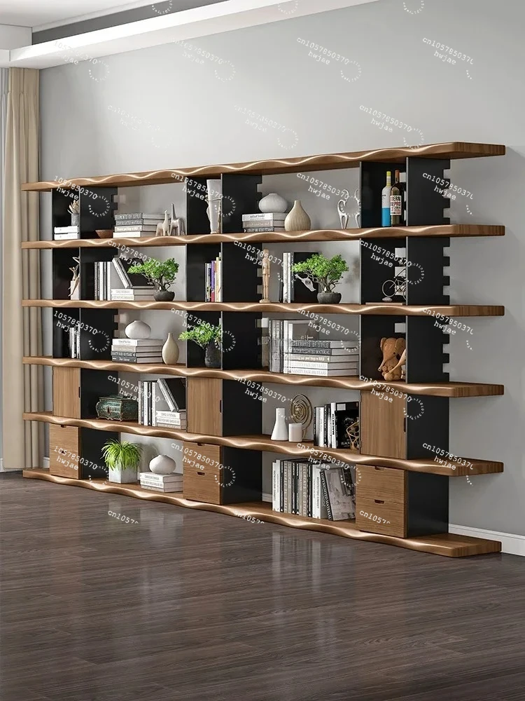 

Living room simple with drawers Office rack floor