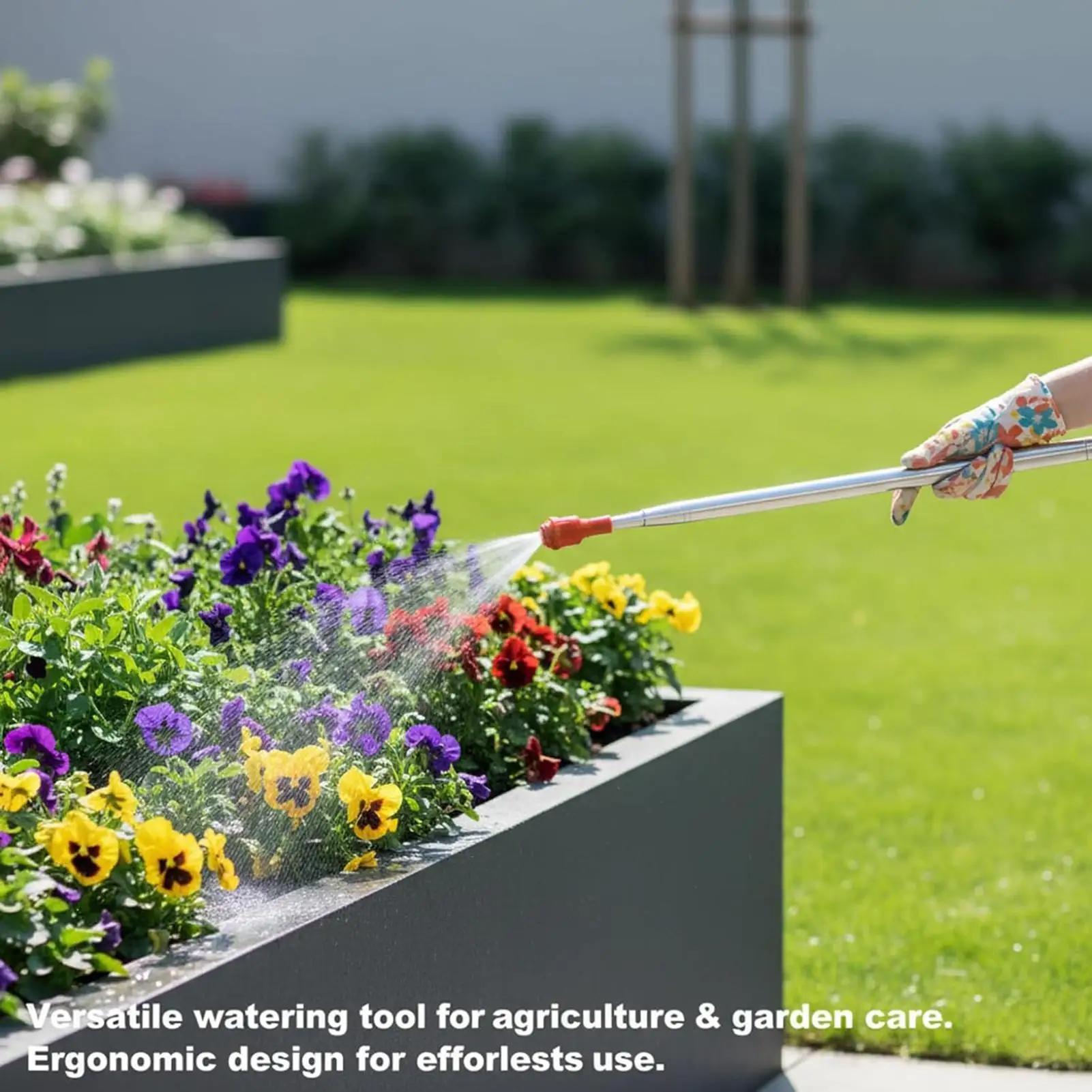 

Сменная насадка-распылитель: длинная, регулируемая, многофункциональная насадка для садового опрыскивателя, устройство для полива растений на открытом воздухе, для сада, газона, двора