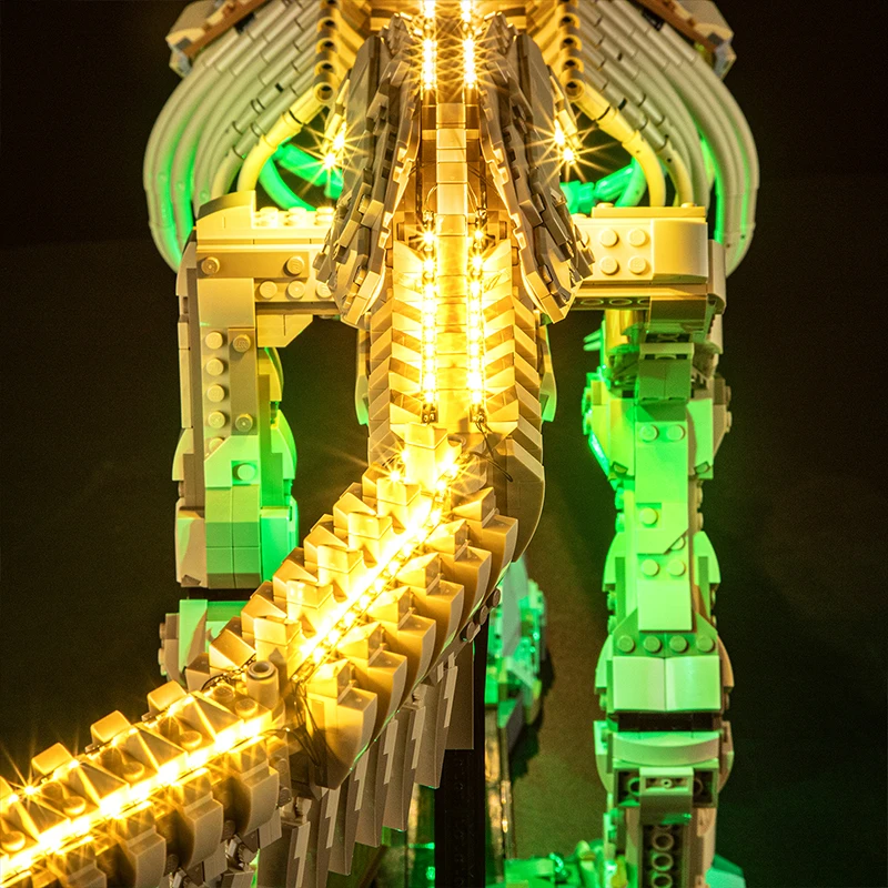 Kit de luz LED DIY para LEGO 76968 (apenas luz LED, sem modelo de blocos)