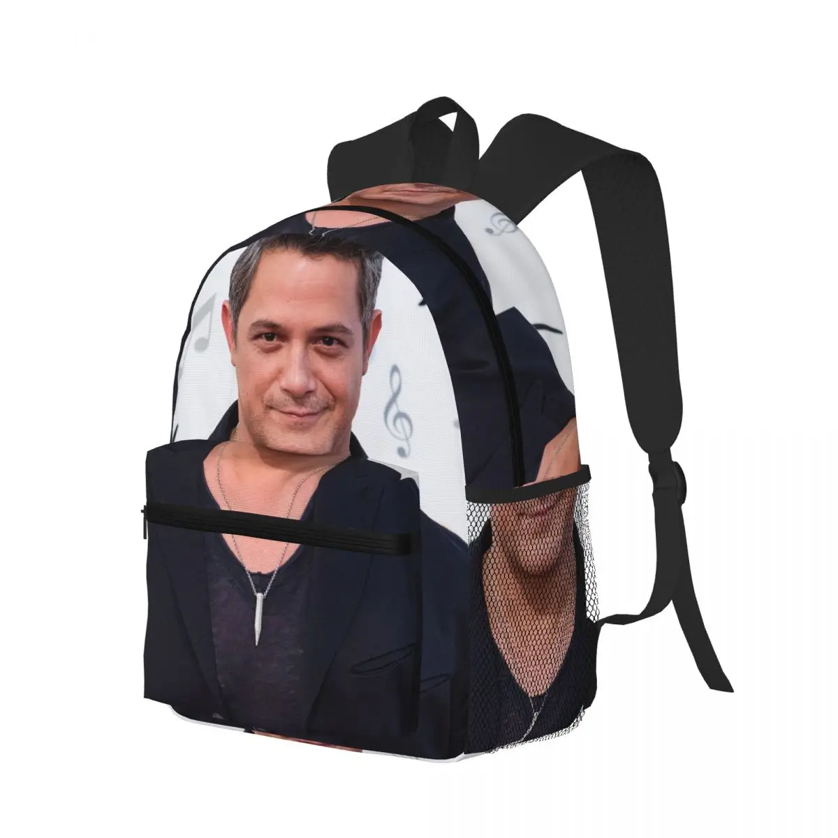 

Alejandro Sanz Student Backpack School Bag Hiking Travel Daypack for Men Women Bookbag Shoulder Bags