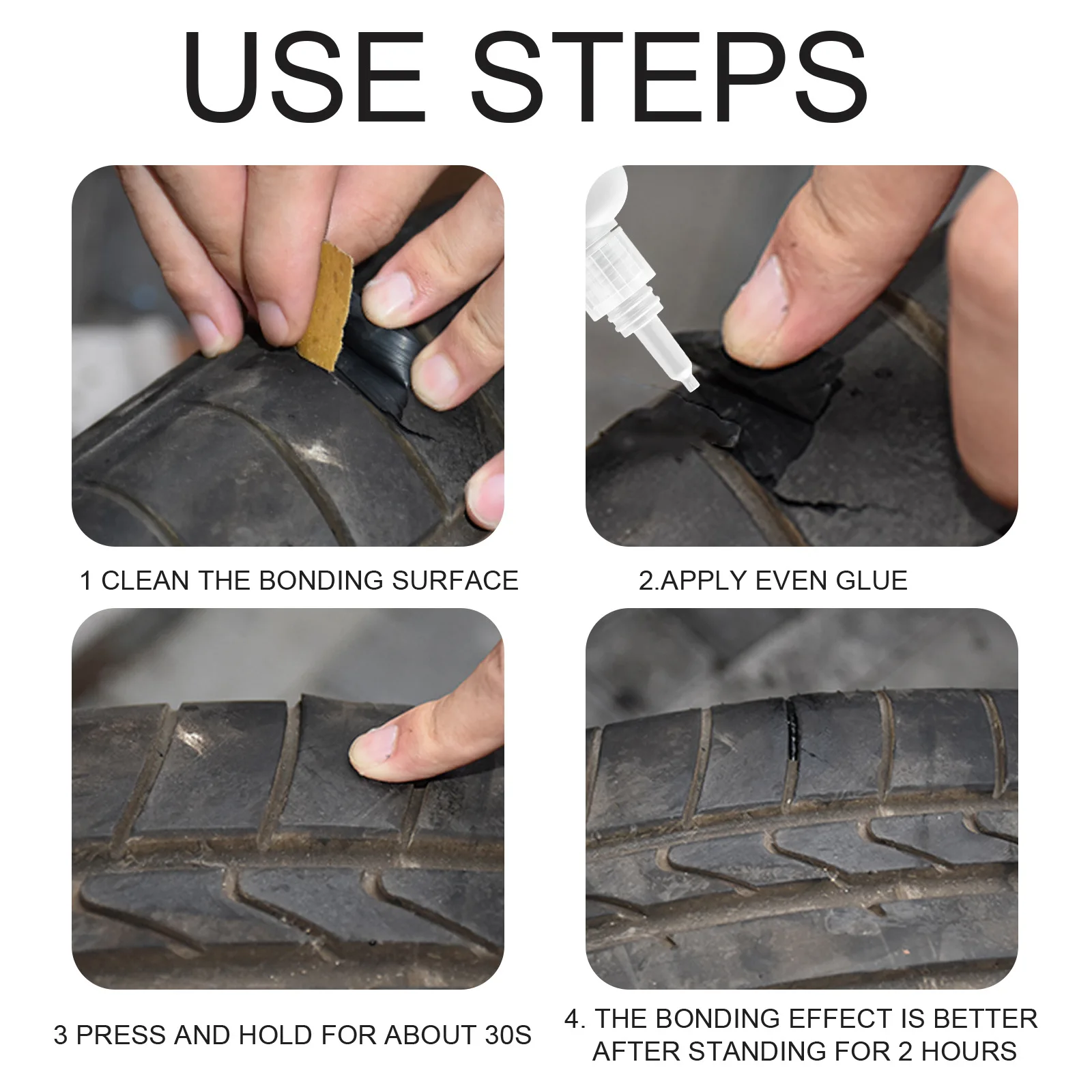 กาวซ่อมยาง ทนต่อการสึกหรอ กาวติดเร็วแบบใส กาวยึดติดยาง กาวซ่อมยางรถจักรยานยนต์ กาวซ่อมยางรถยนต์