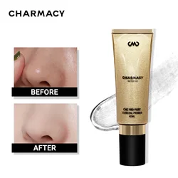 CHARMACY 40ML Transparent Oil Control Face Primer Hydrating Brighten Makeup Primer Long Lasting Face Pores Primer Makeup Tools