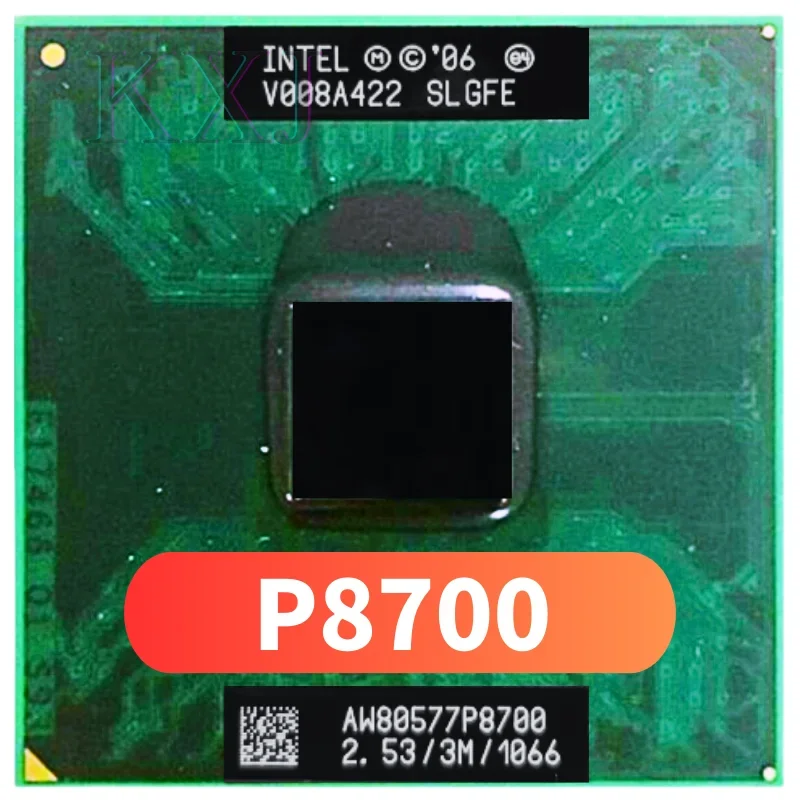 Core 2 Duo P8700 SLGFE CPU  Dual Core 2.53GHz 3M 1066MHz Socket 478