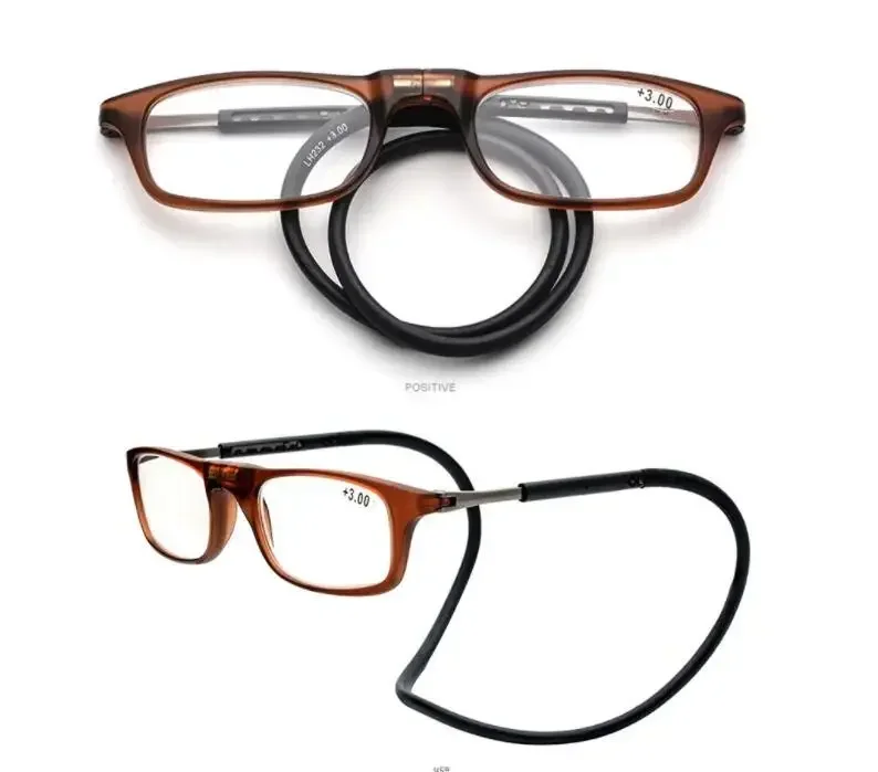

TR90 Foldable Magnetic Reading Glasses HD Resin, Stylish Lightweight for Seniors Presbyopia