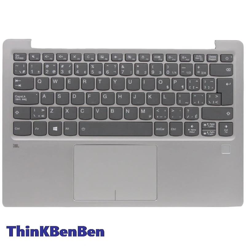 

CFB Canadian French Keyboard Platinum Upper Case Palmrest Shell Cover For Lenovo Ideapad 720S -13 13IKB 13ARR Laptop 5CB0Q59424