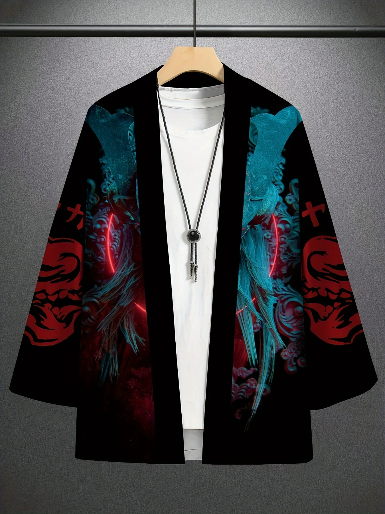 

Japanese Kimono for Men Traditional Samurai Prints Robe Yukata Japanese Traditional Clothing Cosplay Costume Casual Loose Kimono