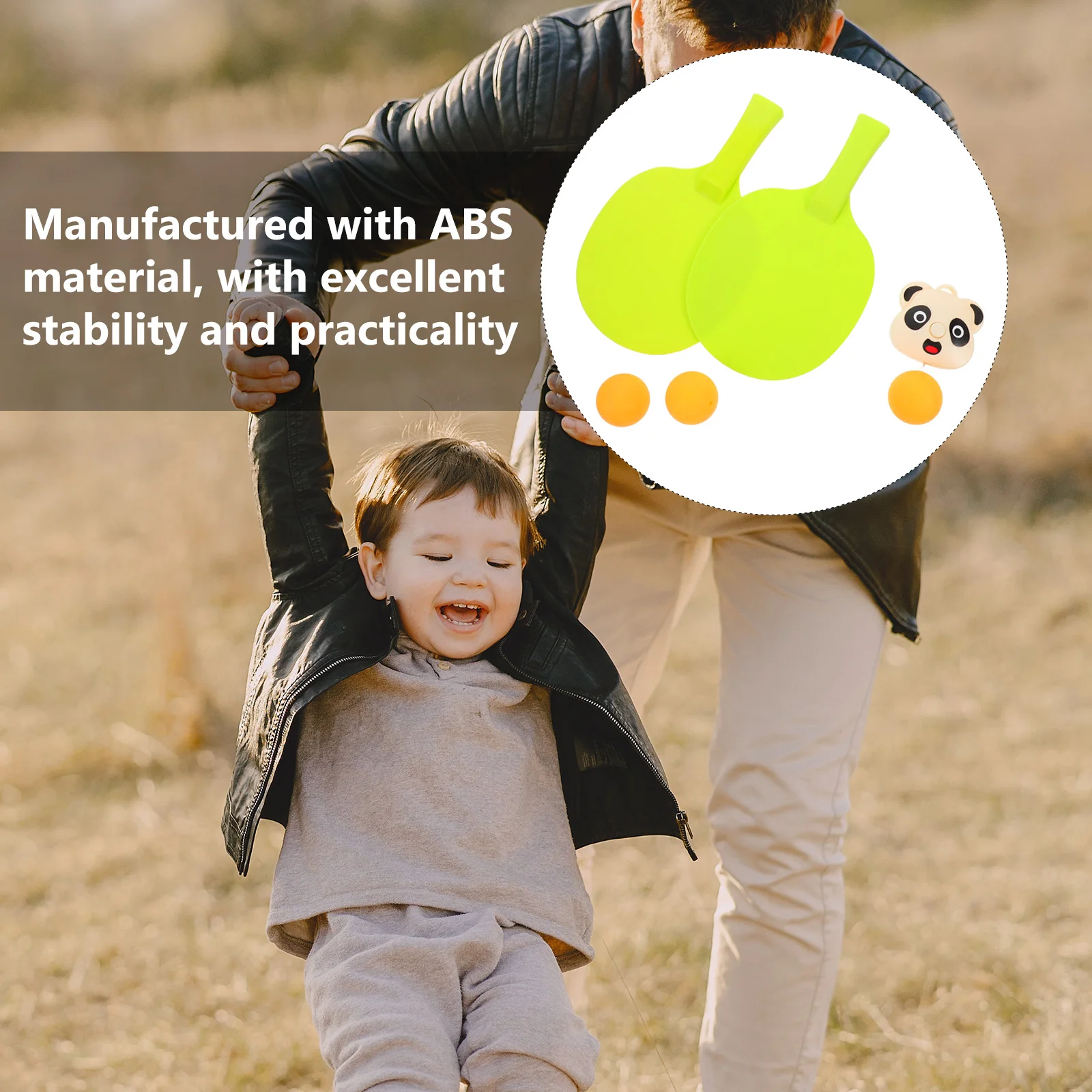 

Table Tennis Trainer 1 Set Hanging Toy Kids ABS Durable Practical Reflex Cognition Coordination Sports Game