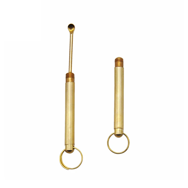 10 Pieces Of Metal Mini Cigarette Nail Spoons, Portable Keychains, Cigarette Nail Spoons, Smoking Accessories view 4