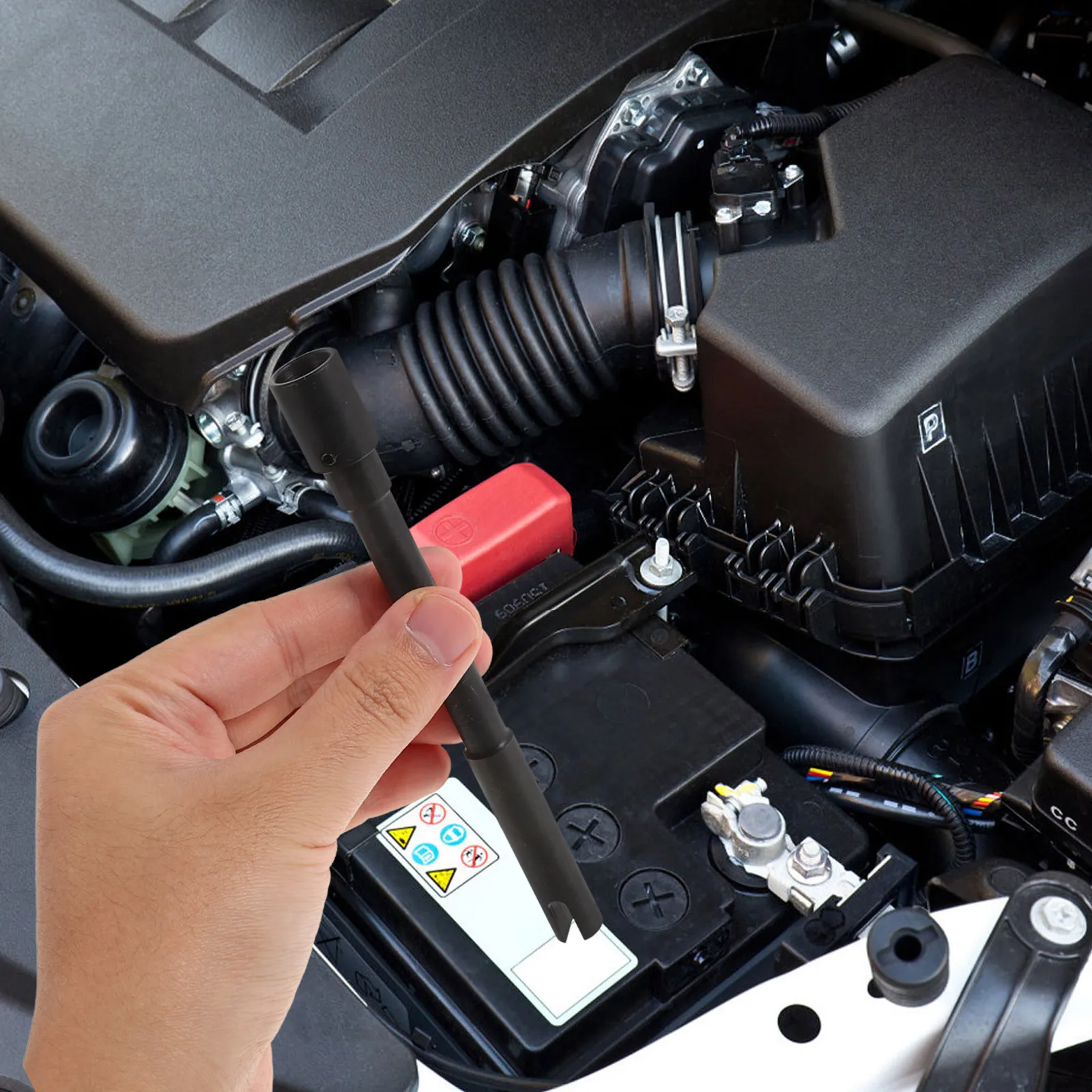 

Oil Pump Drive Shaft Heavy Duty High Strength Black Compatible for Is55e 400 350 327 307 305 283 Engine Shaft