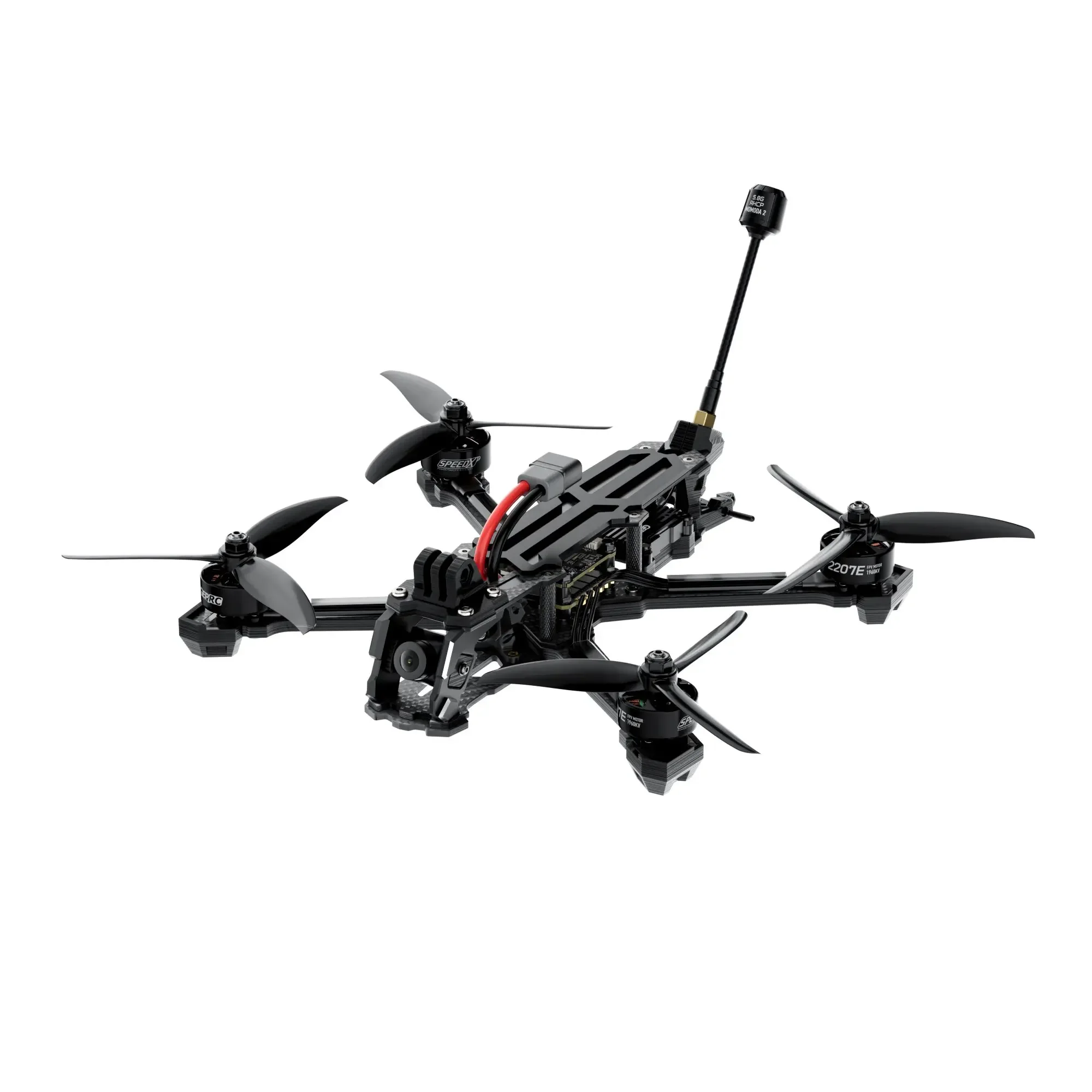 

GEPRC Vapor-X5 5-дюймовый аналоговый FPV Дрон F722 60A 5,8G 1,6 W VTX Caddx Ratel2 SPEEDX2 2207E 1960KV 6S LiPo